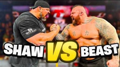 Hall vs Shaw – silowanie na reke