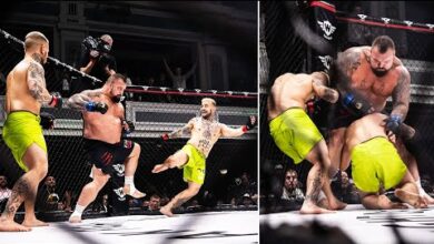 MMA – Hall vs 2 zawodnikow